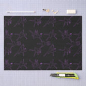 Ballerina Outlines Black Tissue Paper Tissuepapier (Craft)