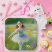 Ballerina Papieren Bordje (Feest)