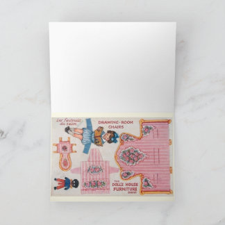 Ballerina-papieren pop-upkaart Kaart