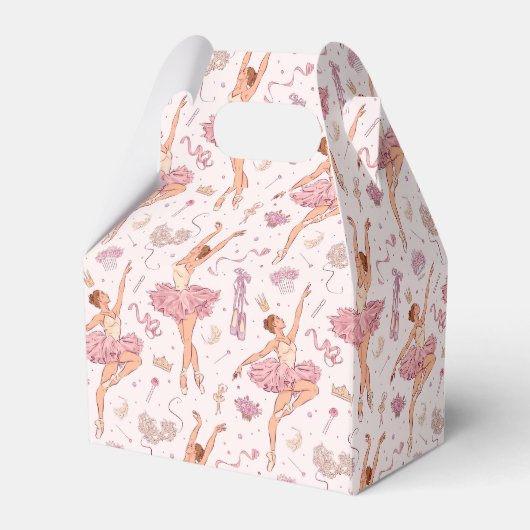 Ballerina Party Favors - Birthdays - Sweet 16 Fav Bedankdoosjes (Achterkant)