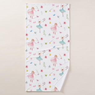 Ballerina Pattern Badhanddoek