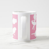 Ballerina Pattern, Ballet Girls, Ballet Dance Extra Grote Beker (Achterkant)