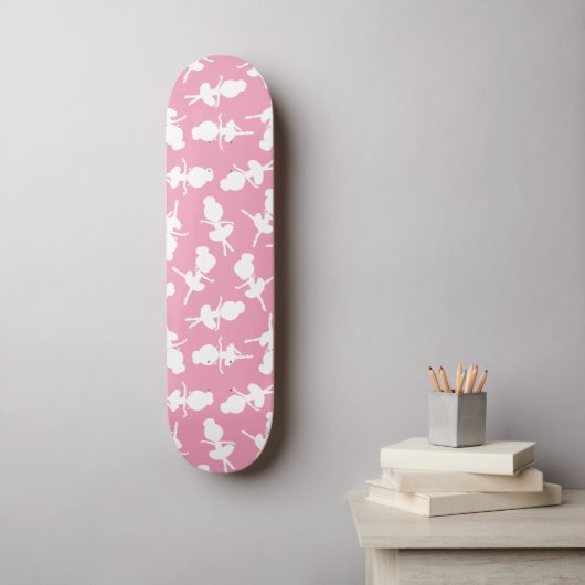Ballerina Pattern, Ballet Girls, Ballet Dance Skateboard (Muurkunst)