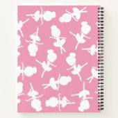 Ballerina Pattern, Ballet Meisjes, Dans, Jouw naam Notitieboek (Achterkant)
