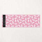 Ballerina Pattern, Ballet Meisjes, Dans, Jouw naam Yogamat (Voorkant (horizontaal))