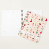 Ballerina Pattern Cute Ballet Dancers Weekly Planner (Display)