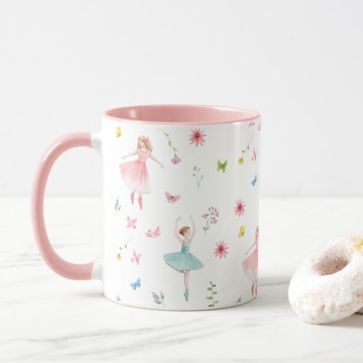 Ballerina Pattern Mok (Met donut)