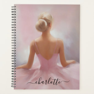 Ballerina peinte en rose