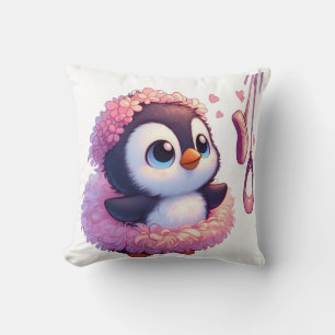 Ballerina Penguin Dreams Kussen