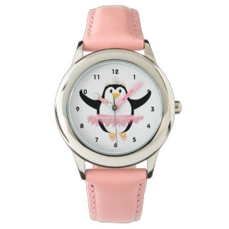 Ballerina Penguin Horloge