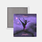 Ballerina Personalized Magnet Magneet (Voorkant / Achterkant)