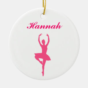 Ballerina Persoonlijke kerstversiering Keramisch Ornament