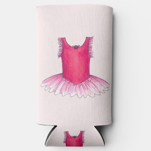 Ballerina Pink Ballet Dance Overweging Tutu Costuu (Voorkant)