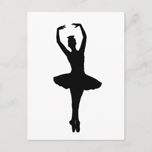 BALLERINA PIROUETTE EN POINTE (Balletdanser) ~ Briefkaart (Voorkant)