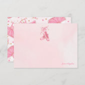 Ballerina Pointe Shoes Tutu Gepersonaliseerde Note Kaart