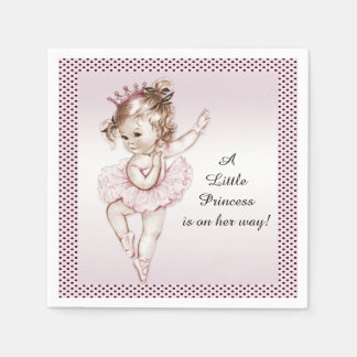Ballerina Princess Baby shower Servet