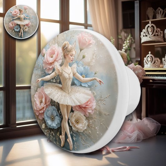 Ballerina Princess Dance Design Keramische Knop