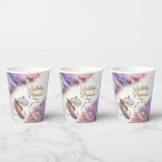 Ballerina Princess Party - Draaien in de magie! Papieren Bekers