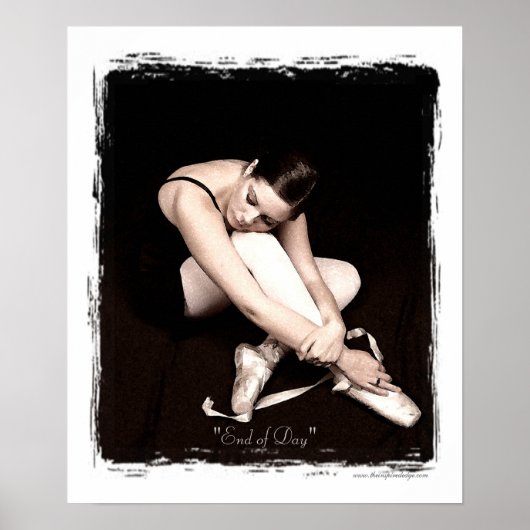 Ballerina Print "Einde dag" (Voorkant)