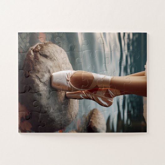 ballerina-puzzel legpuzzel (Horizontaal)