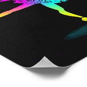  Ballerina Rainbow Speciaal Poster Afdrukken (Hoek)