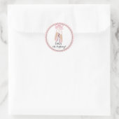 Ballerina Rose Anniversaire Fête Favoriser Sticker (Sac)