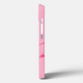Ballerina rose filles nom coque ipad personnalisé (Verso / Gauche)
