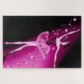 Ballerina & Rose Pink Jigsaw Puzzle Puzzle (Horizontal)