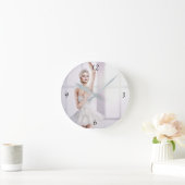 Ballerina Round Medium-Sized Wall Clock Ronde Klok (Huis)