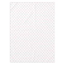 Ballerina roze floraalwitte polka dots tablecloth