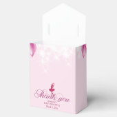 Ballerina Roze Verjaardag Dank u Bedankdoosjes (Geopend)