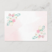 Ballerina Schoenen Bedankt Informatiekaartje (Achterkant)