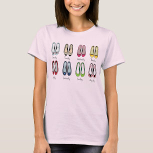 Ballerina Shoes Dames T-shirt