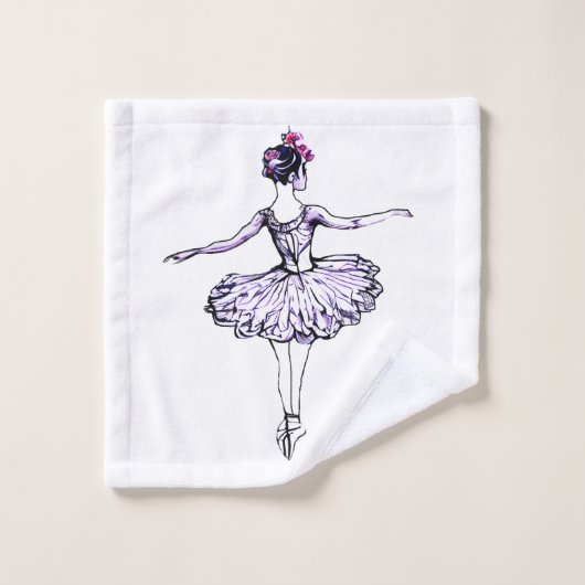 Ballerina Silhouette (Gant de toilette)