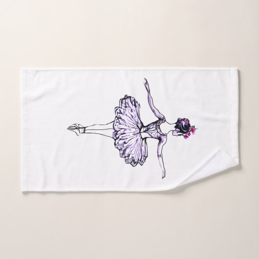 Ballerina Silhouette (Serviette à main)