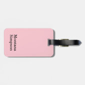 Ballerina Silhouette KIES UW ACHTERGRONDKLEUR Bagagelabel (Achterkant horizontaal)