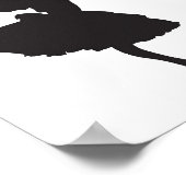 Ballerina Silhouette Poster (Hoek)