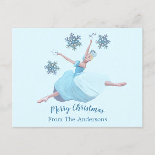 Ballerina Snowflakes De Notenkraker Feestdagenkaart