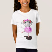 Ballerina Souris Drôle T-shirt Joyeux Danseur de b (Devant)