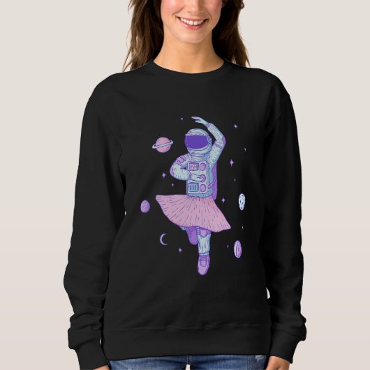 Ballerina Space Astronaut Trui (Voorkant)