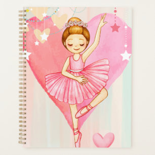 Ballerina Stars et Coeurs jolies Coloré
