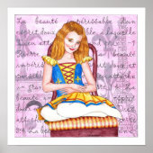 Ballerina stille geest Schrift Poster (Voorkant)