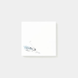 Ballerina Stretching in blue Tutu Post-it® Notes