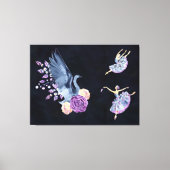 Ballerina Swan Dance Canvas Afdruk (Voorkant)