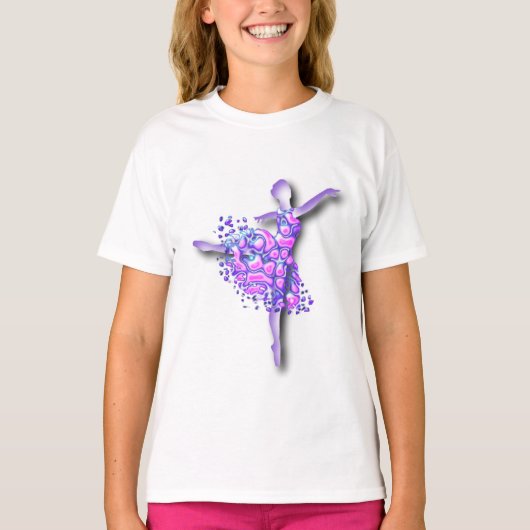 Ballerina T-Shirt Ballet Danse (Devant)
