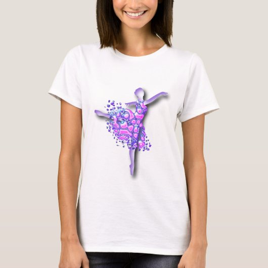 Ballerina T-shirt danseuse de ballet fille (Devant)