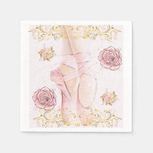 Ballerina Thema Servetten – Elegant Ballet Feestje