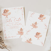 Ballerina Tutu 2e Invitation anniversaire