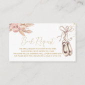 Ballerina Tutu Book Request Enclosure Informatiekaartje (Voorkant)