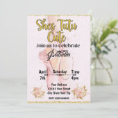 Ballerina Tutu invitation anniversaire (Debout devant)